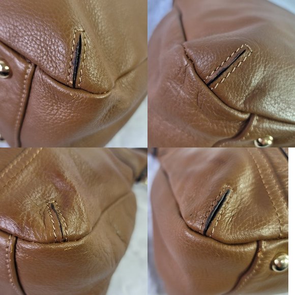 LANCETTI Y2K Brown Leather Shoulder Bag - Picture 10 of 16